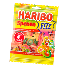 Haribo lovers, fruit rotella of zure spenen